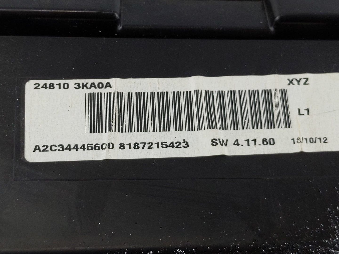 2013 Nissan Pathfinder Instrument Cluster Speedometer Gauges P/N:24810 3KA0A Fits OEM Used Auto Parts - Oemusedautoparts1.co