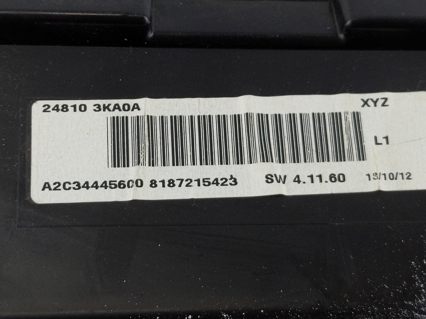 2013 Nissan Pathfinder Instrument Cluster Speedometer Gauges P/N:24810 3KA0A Fits OEM Used Auto Parts - Oemusedautoparts1.co