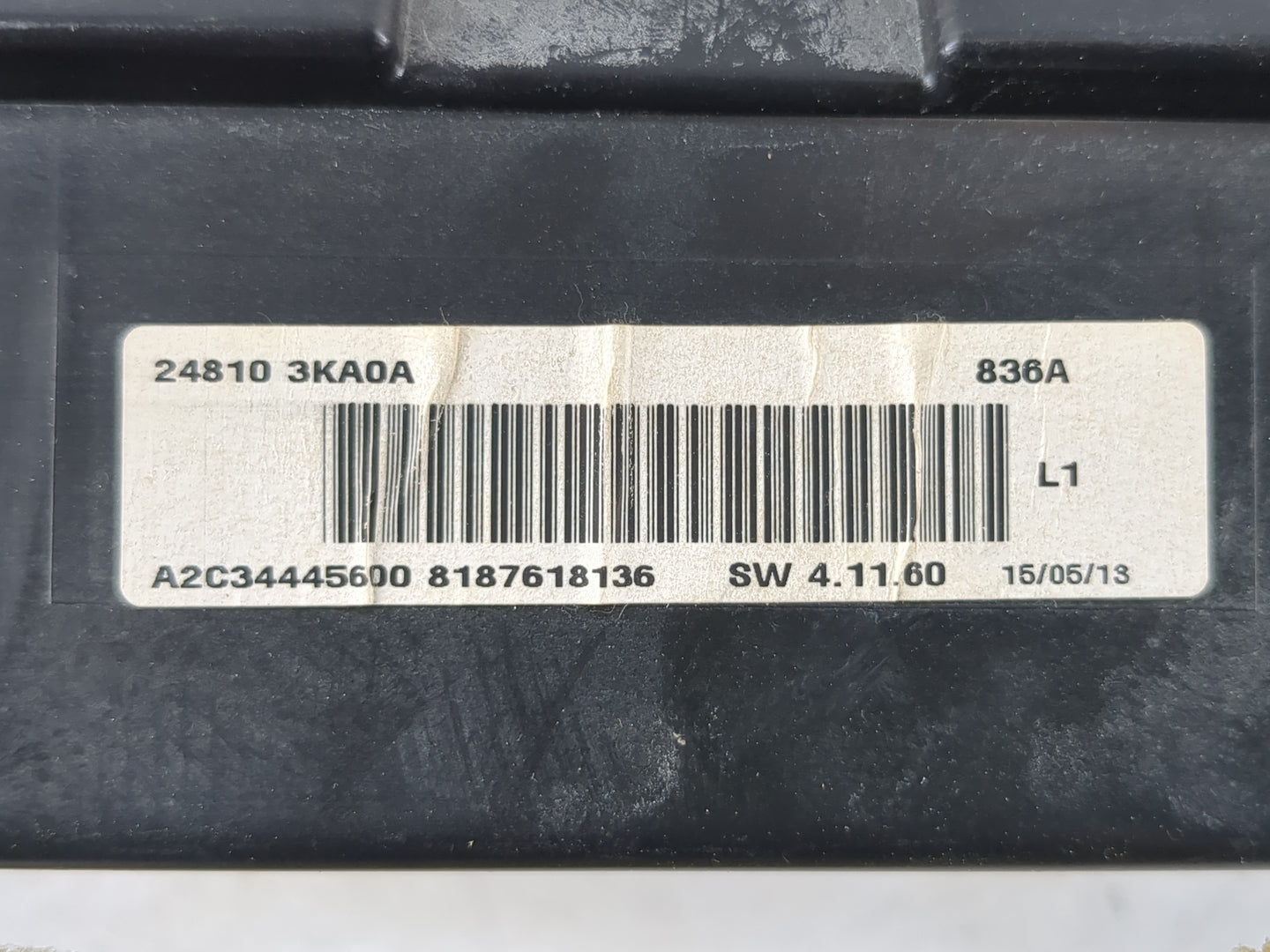 2013 Nissan Pathfinder Instrument Cluster Speedometer Gauges P/N:24810 3KA0A Fits OEM Used Auto Parts - Oemusedautoparts1.co