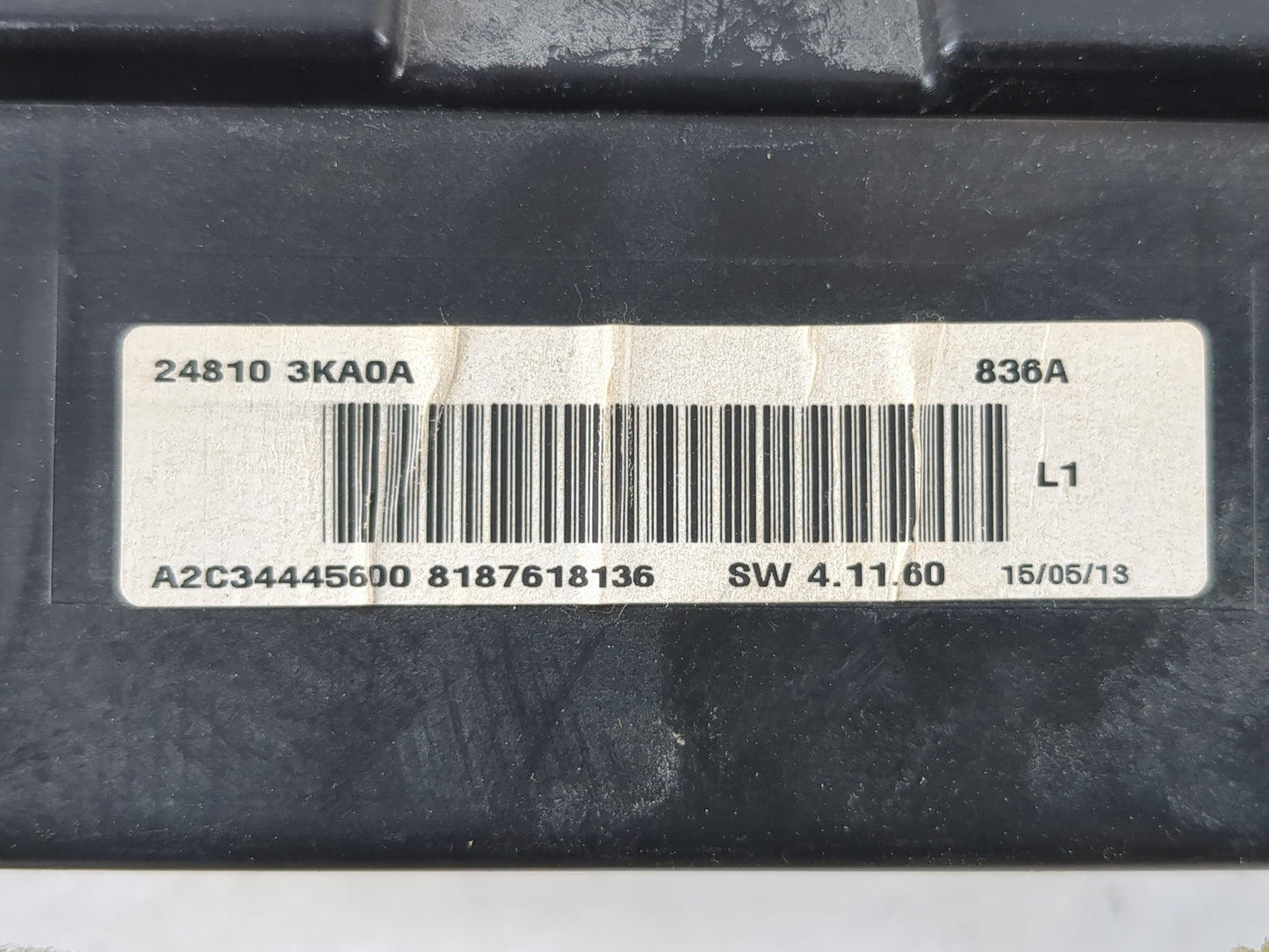 2013 Nissan Pathfinder Instrument Cluster Speedometer Gauges P/N:24810 3KA0A Fits OEM Used Auto Parts - Oemusedautoparts1.co