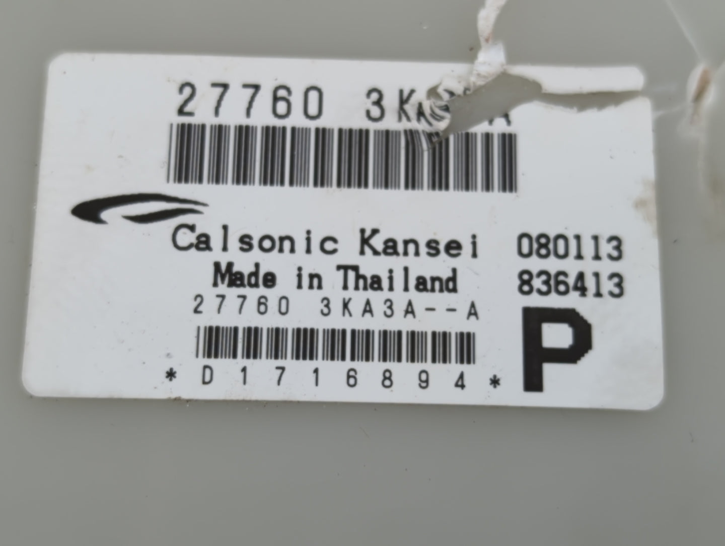 2013-2013 Nissan Pathfinder Temperature Control Module 27760 3ka0a - Oemusedautoparts1.com
