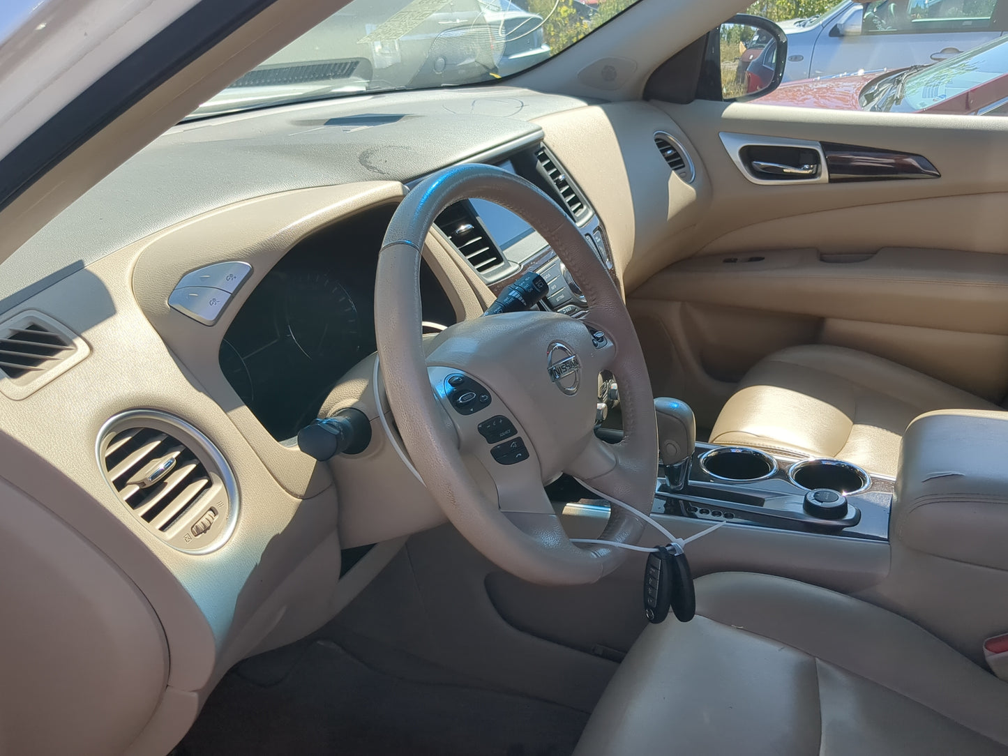2013-2013 Nissan Pathfinder Air Bag Driver Left Steering Wheel Mounted 1173515 - Oemusedautoparts1.com