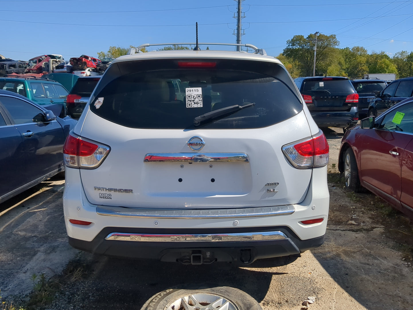2013-2016 Nissan Pathfinder Trunk/decklid/hatch/tailgate Oem - Oemusedautoparts1.com