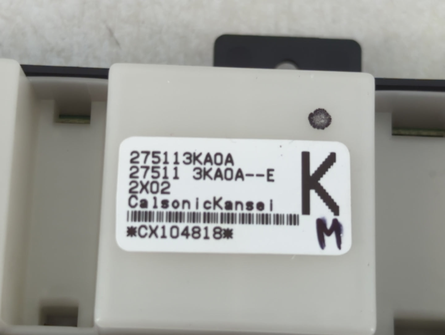 2013 Nissan Pathfinder Climate Control Module Temperature AC/Heater Replacement P/N:275113KA0A Fits OEM Used Auto Parts - Oe