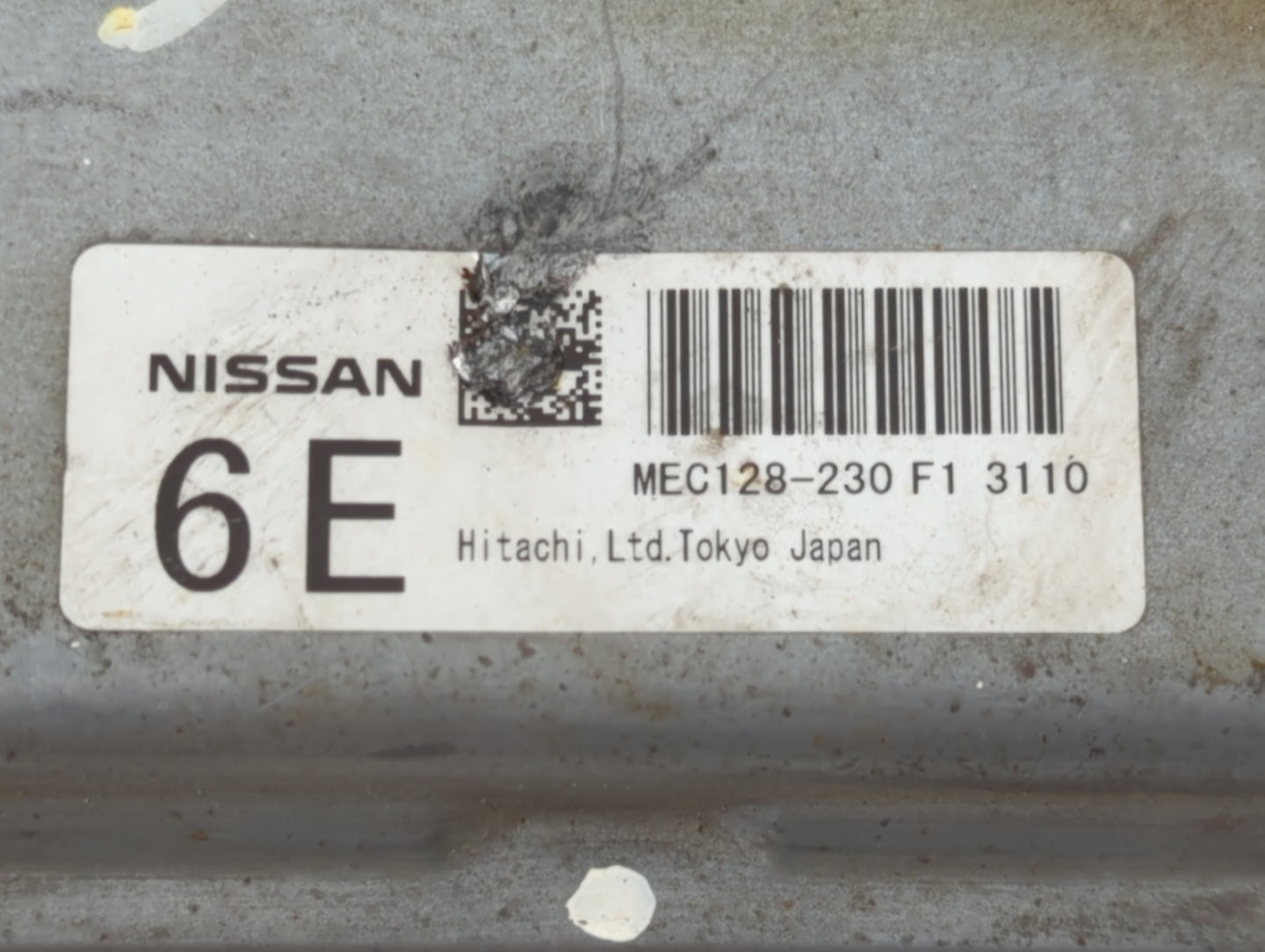 2013 Nissan Pathfinder PCM Engine Control Computer ECU ECM PCU OEM P/N:MEC128-230 F1 Fits OEM Used Auto Parts - Oemusedautop