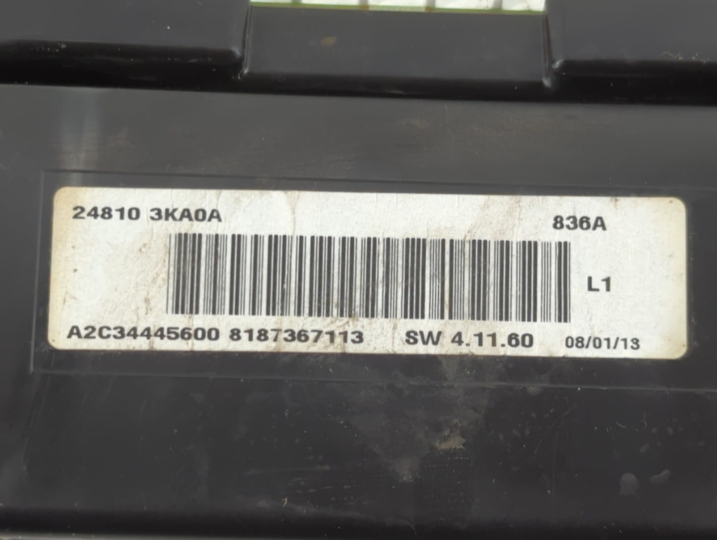 2013 Nissan Pathfinder Instrument Cluster Speedometer Gauges P/N:24810 3KA0A Fits OEM Used Auto Parts - Oemusedautoparts1.co