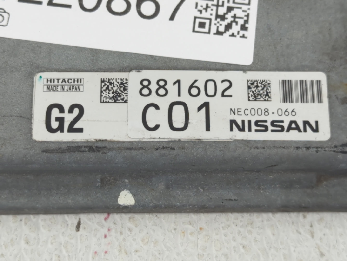 2013 Nissan Pathfinder PCM Engine Control Computer ECU ECM PCU OEM P/N:NEC008-066 Fits OEM Used Auto Parts - Oemusedautopart