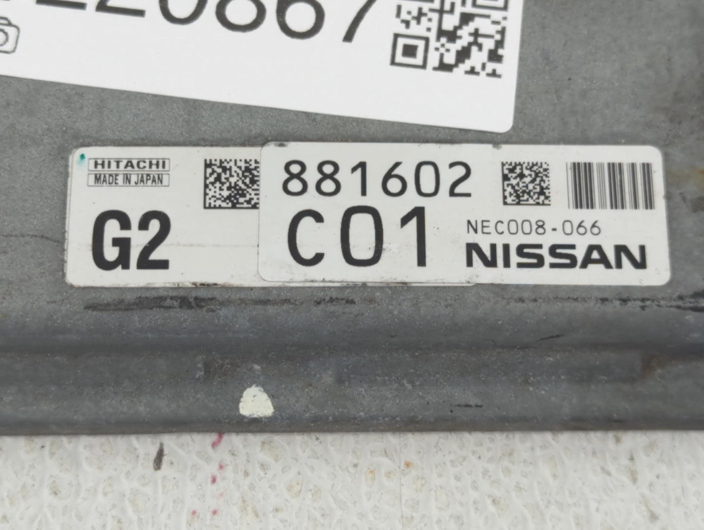 2013 Nissan Pathfinder PCM Engine Control Computer ECU ECM PCU OEM P/N:NEC008-066 Fits OEM Used Auto Parts - Oemusedautopart