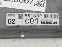 2013 Nissan Pathfinder PCM Engine Control Computer ECU ECM PCU OEM P/N:NEC008-066 Fits OEM Used Auto Parts - Oemusedautopart