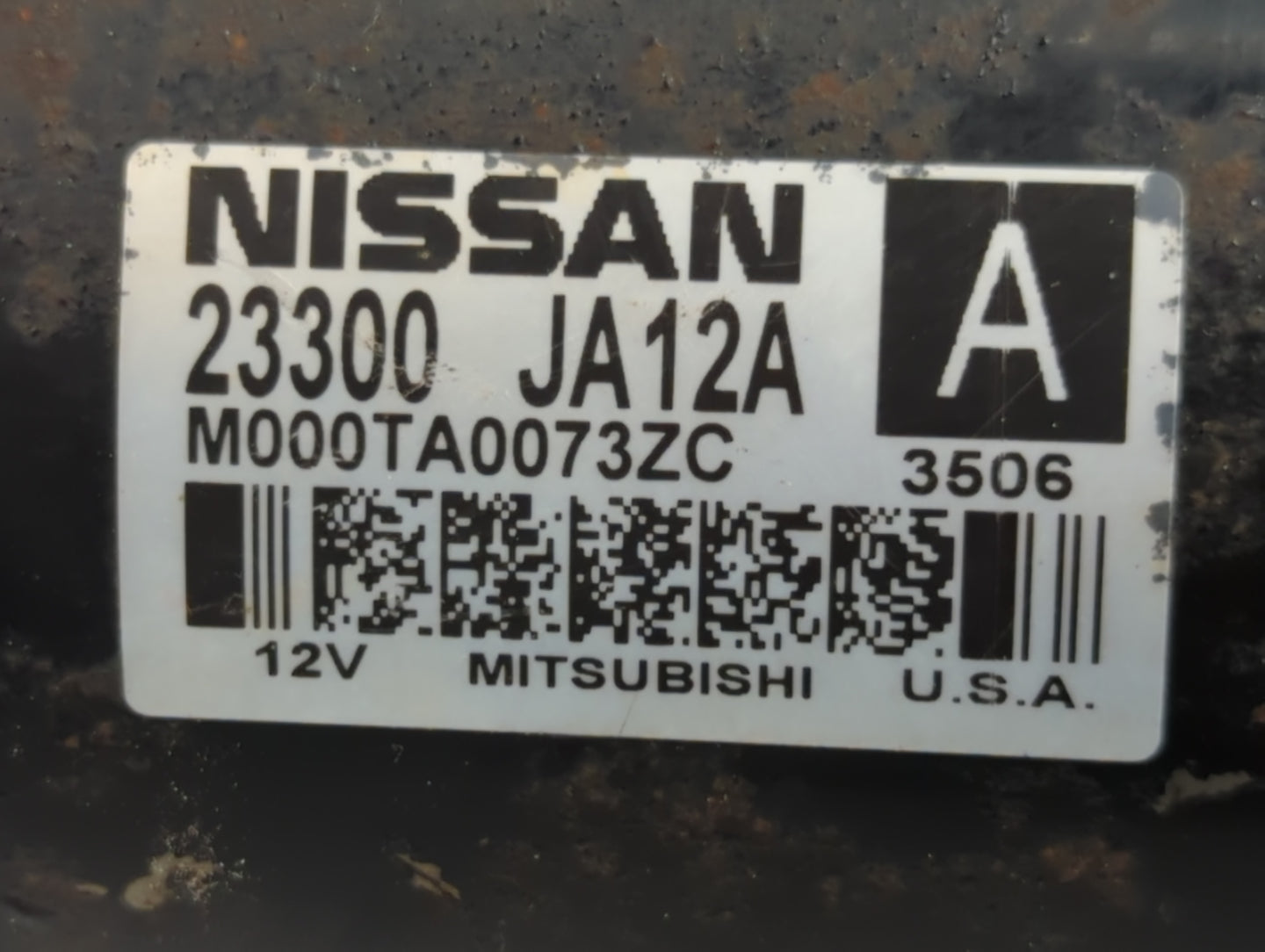 2013-2017 Nissan Pathfinder Car Starter Motor Solenoid OEM P/N:23300 JA12A Fits Fits 2013 2014 2017 OEM Used Auto Parts - Oe