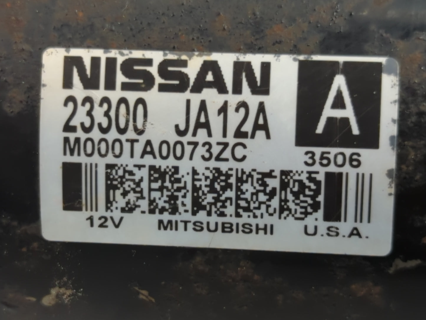 2013-2017 Nissan Pathfinder Car Starter Motor Solenoid OEM P/N:23300 JA12A Fits Fits 2013 2014 2017 OEM Used Auto Parts - Oe