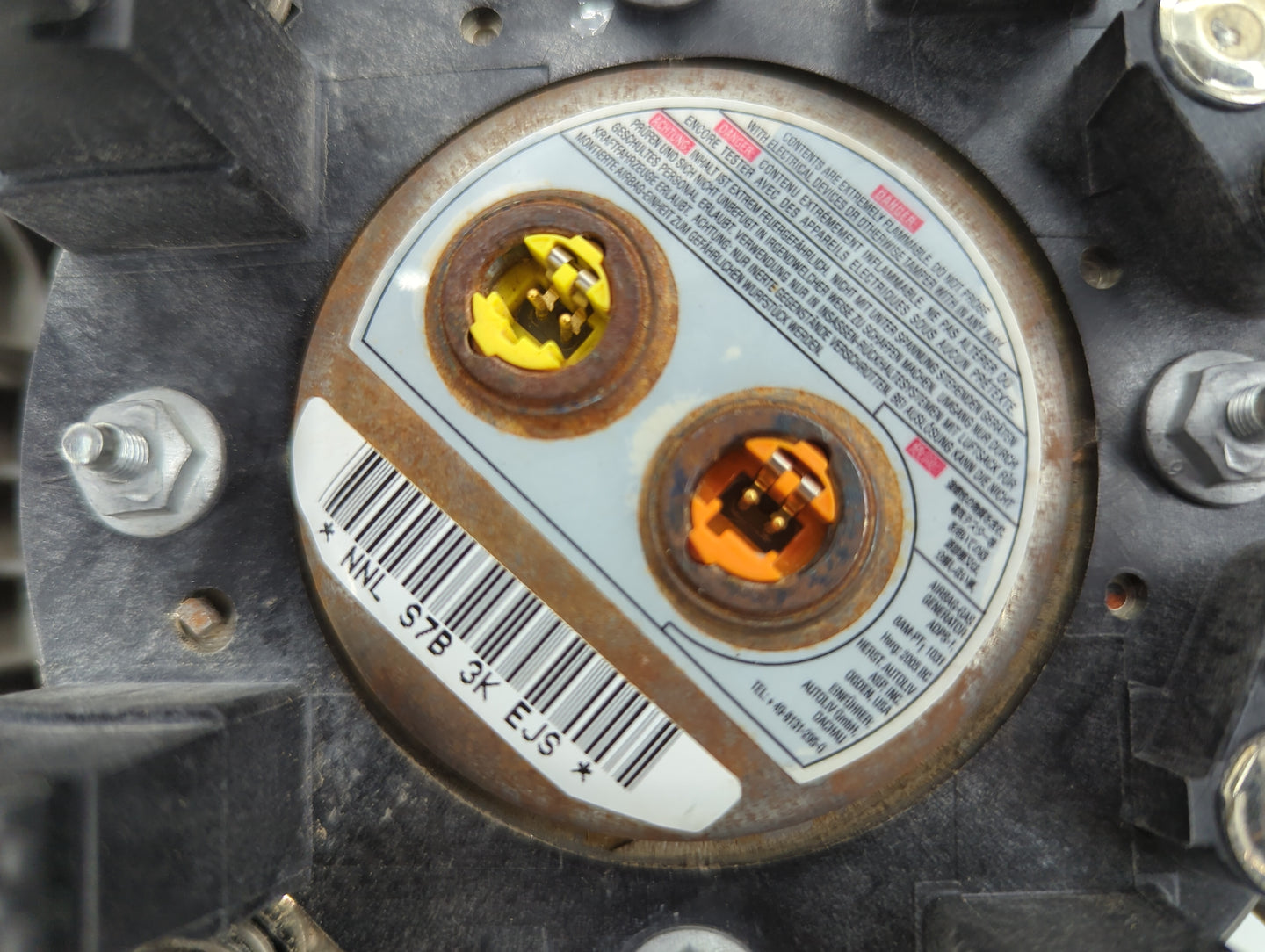 2013 Nissan Pathfinder Air Bag Driver Left Steering Wheel Mounted P/N:98510-9CF8A Fits OEM Used Auto Parts - Oemusedautopart
