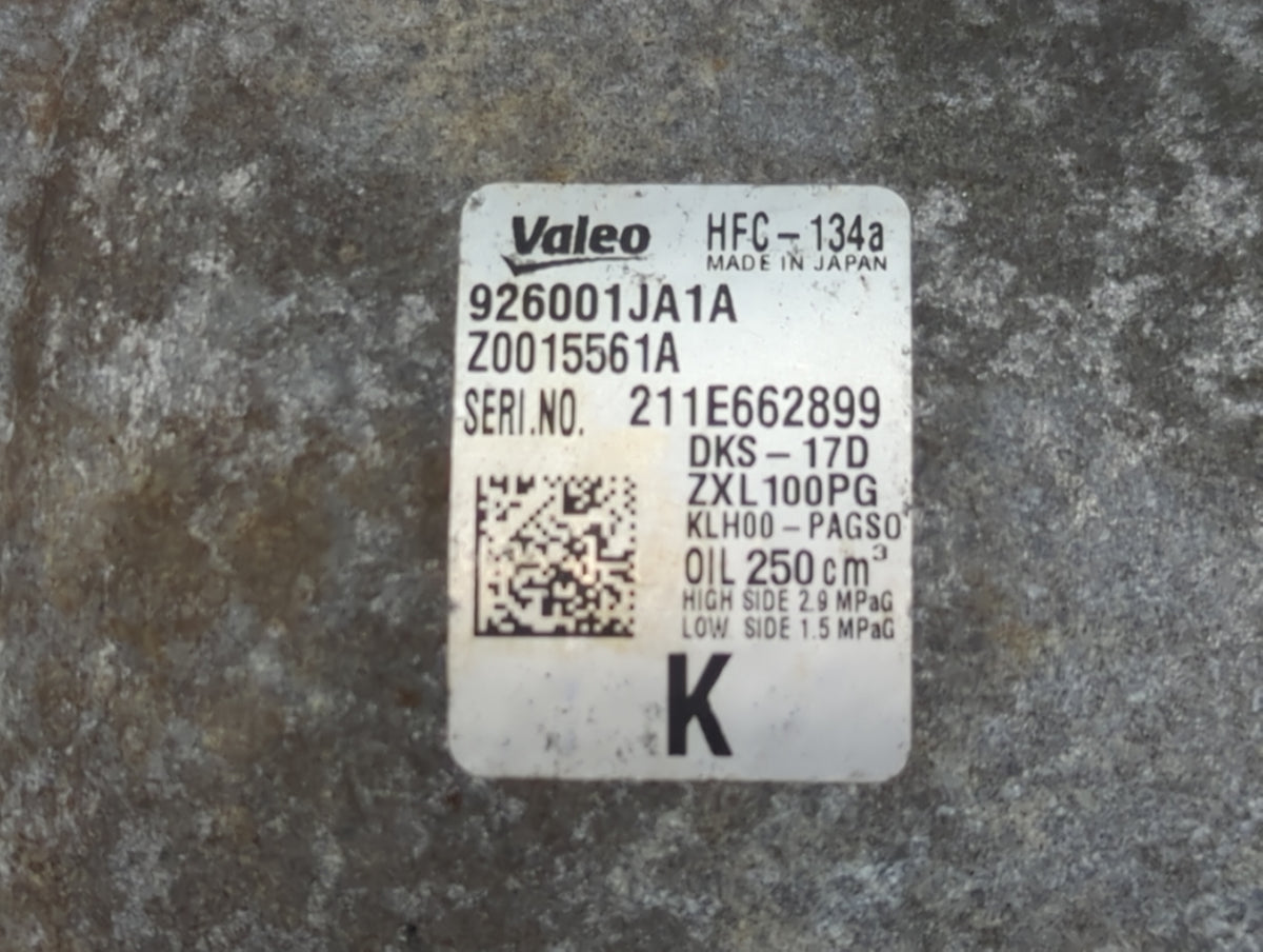 2013-2014 Nissan Pathfinder Air Conditioning A/c Ac Compressor Oem - Oemusedautoparts1.com