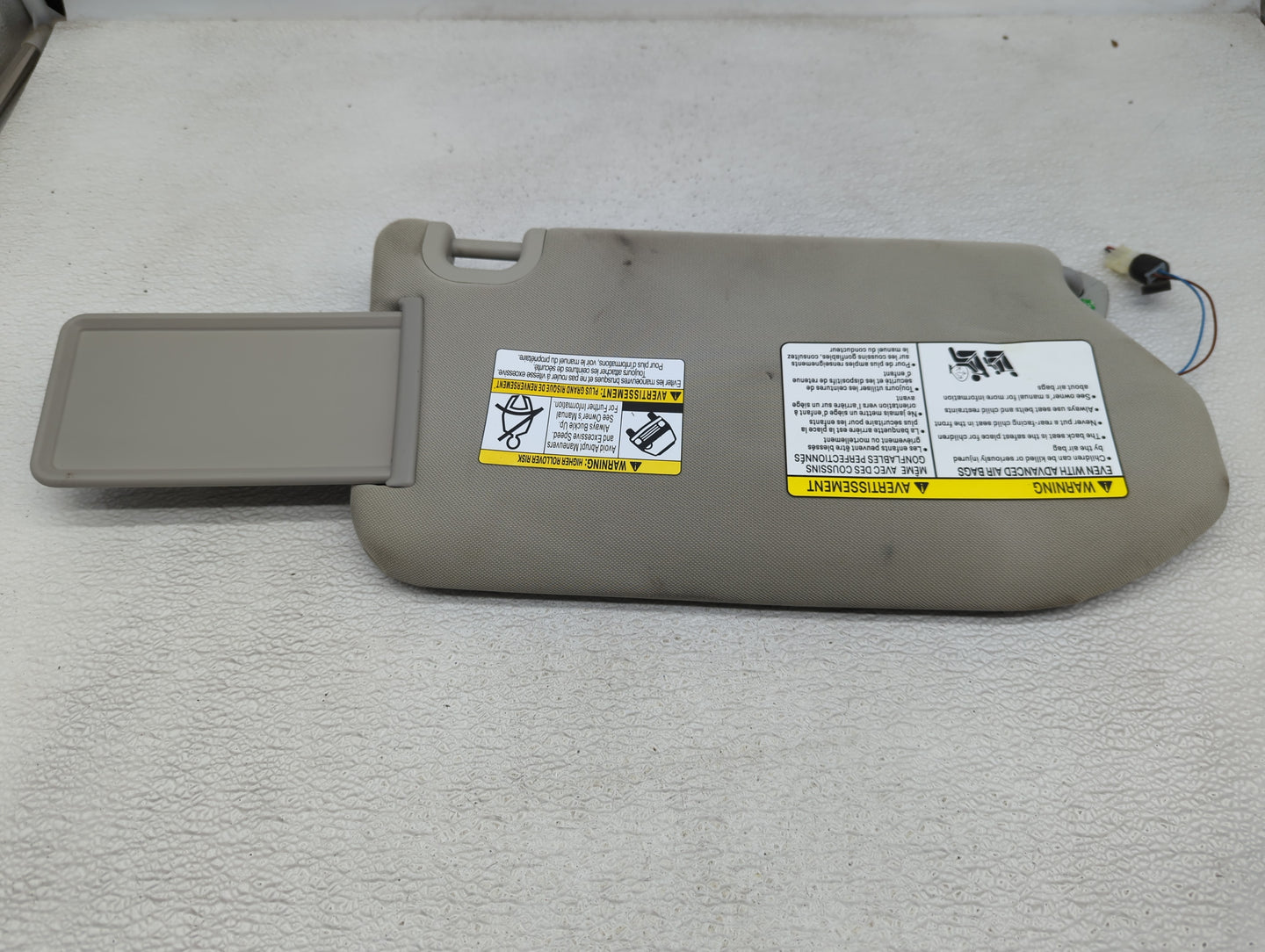 2013-2018 Nissan Pathfinder Sun Visor Shade Replacement Driver Left Mirror Fits Fits 2013 2014 2015 2016 2017 2018 2019 OEM 