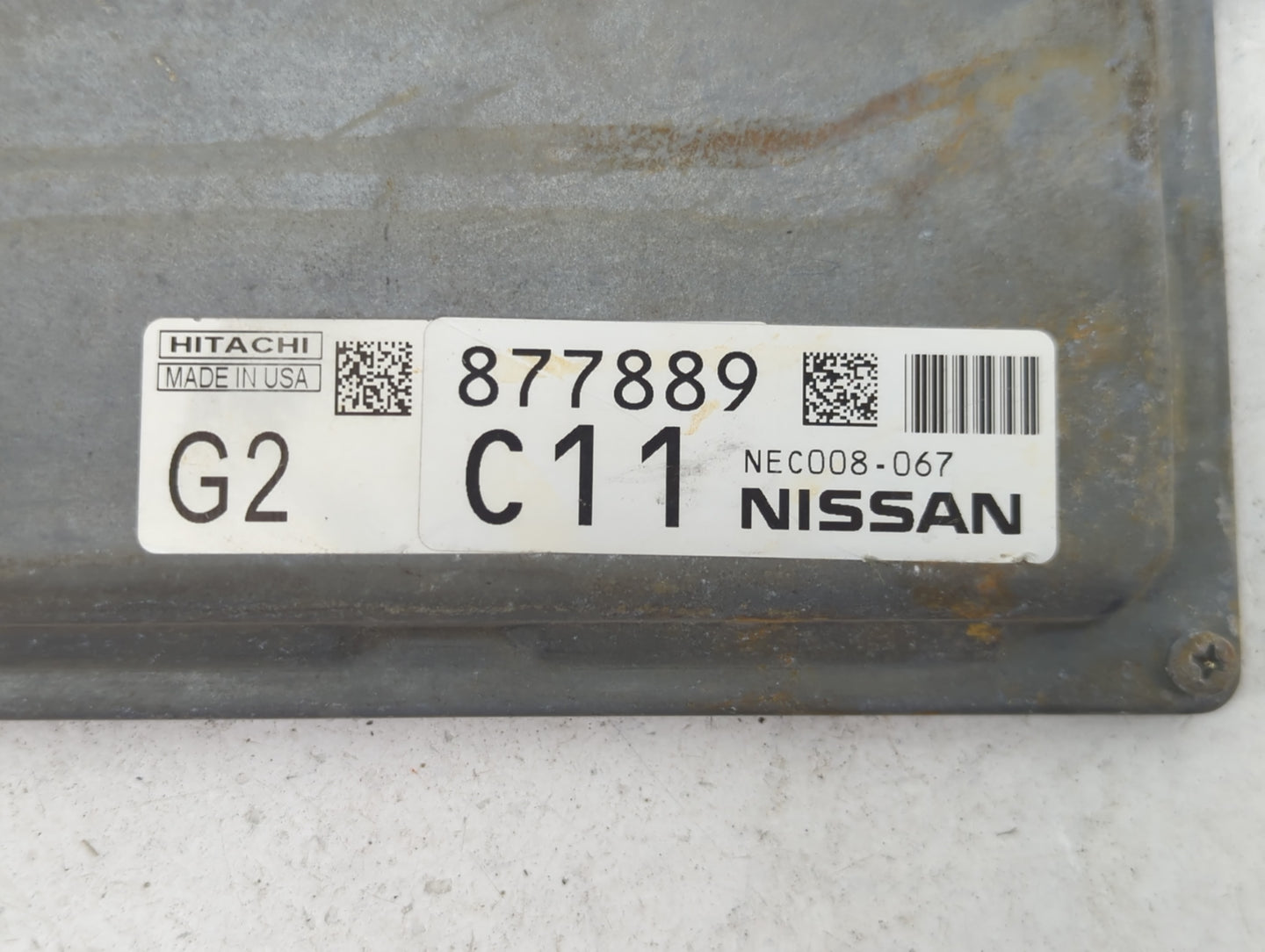 2013 Nissan Pathfinder PCM Engine Control Computer ECU ECM PCU OEM P/N:NEC008-067 877889 C11, G2 Fits OEM Used Auto Parts - 