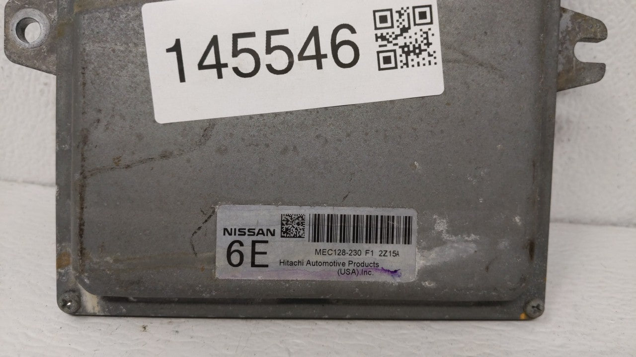 2013 Nissan Pathfinder PCM Engine Control Computer ECU ECM PCU OEM P/N:MEC128-230 Fits OEM Used Auto Parts - Oemusedautopart