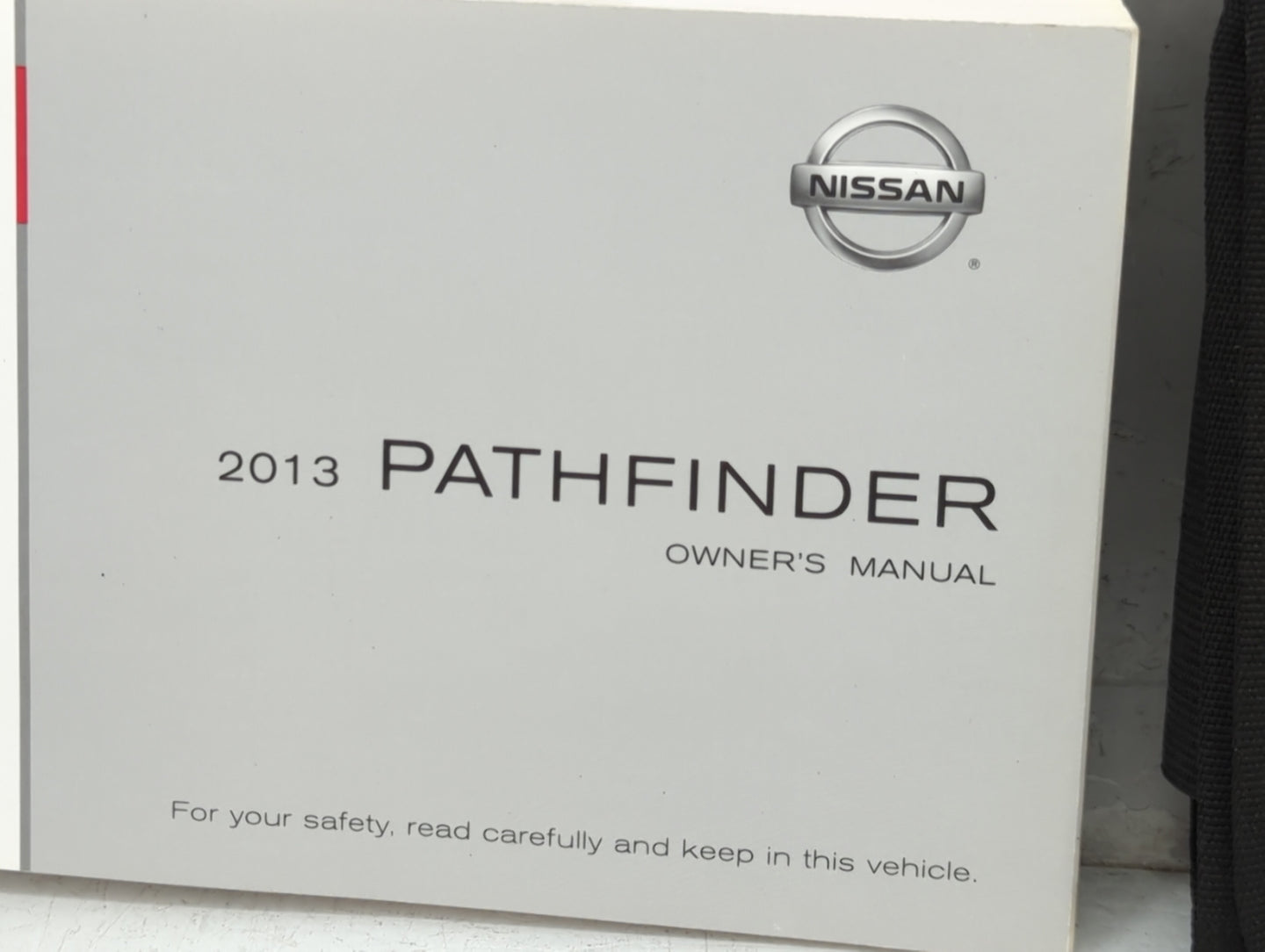 2013 Nissan Pathfinder Owners Manual Book Guide P/N:OM3E 0R52U1 OEM Used Auto Parts - Oemusedautoparts1.com