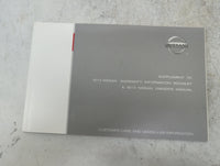 2013 Nissan Pathfinder Owners Manual Book Guide P/N:OM3E0R52U0 OEM Used Auto Parts - Oemusedautoparts1.com