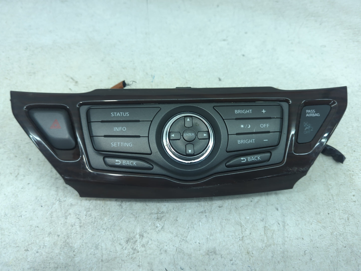 2013 Nissan Pathfinder Climate Control Module Temperature AC/Heater Replacement P/N:3KA0A Fits OEM Used Auto Parts - Oemused