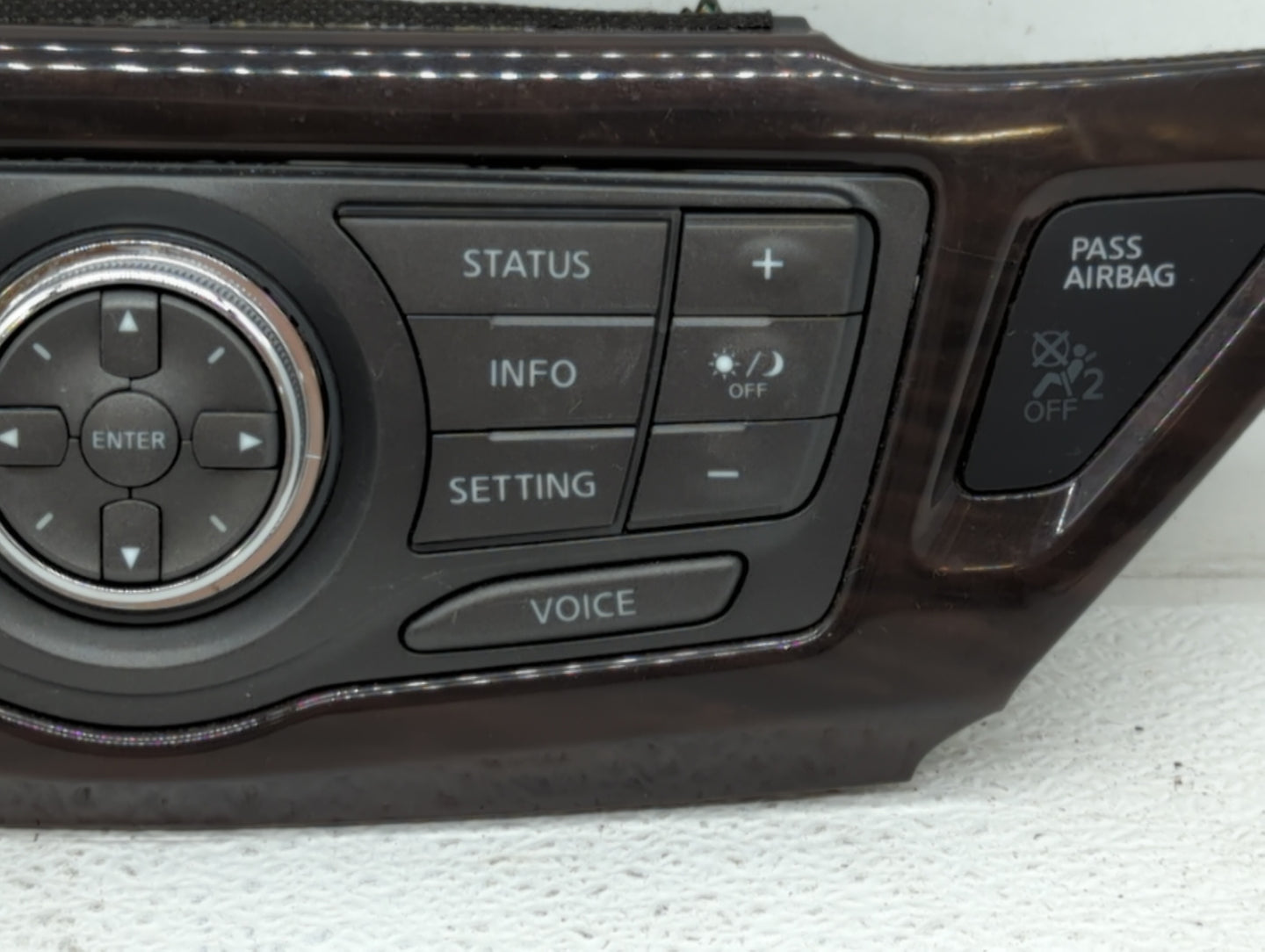 2013 Nissan Pathfinder Climate Control Module Temperature AC/Heater Replacement P/N:3KA5A-210251 Fits OEM Used Auto Parts - 