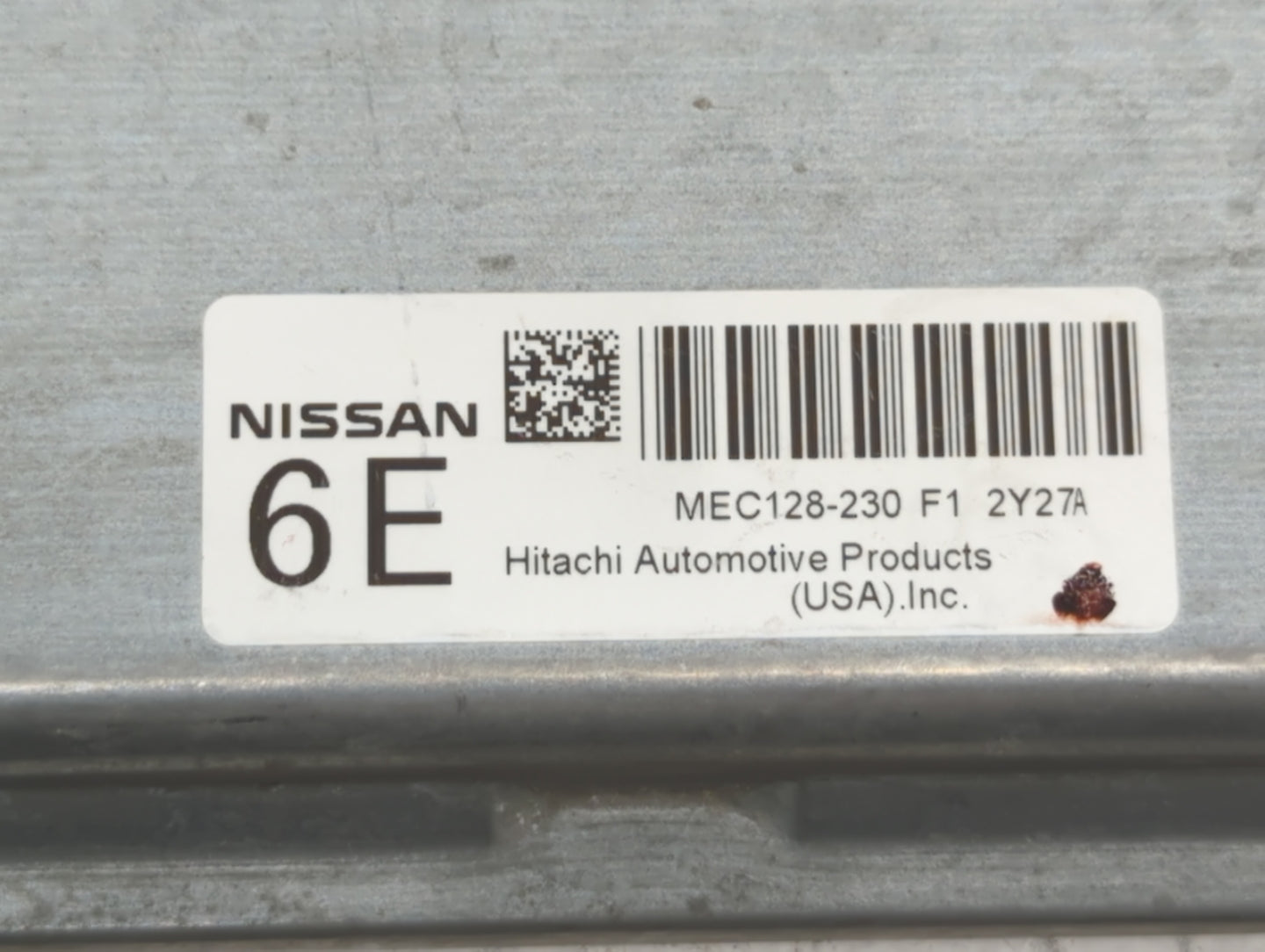 2013 Nissan Pathfinder PCM Engine Control Computer ECU ECM PCU OEM P/N:MEC128-230 E1 NEC008-067, MEC128-230 F1 Fits OEM Used