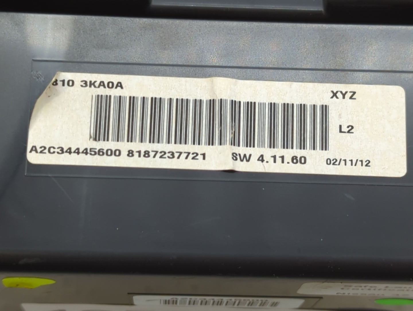 2013 Nissan Pathfinder Instrument Cluster Speedometer Gauges P/N:24810 3KA0A A2C34445600 Fits OEM Used Auto Parts - Oemuseda