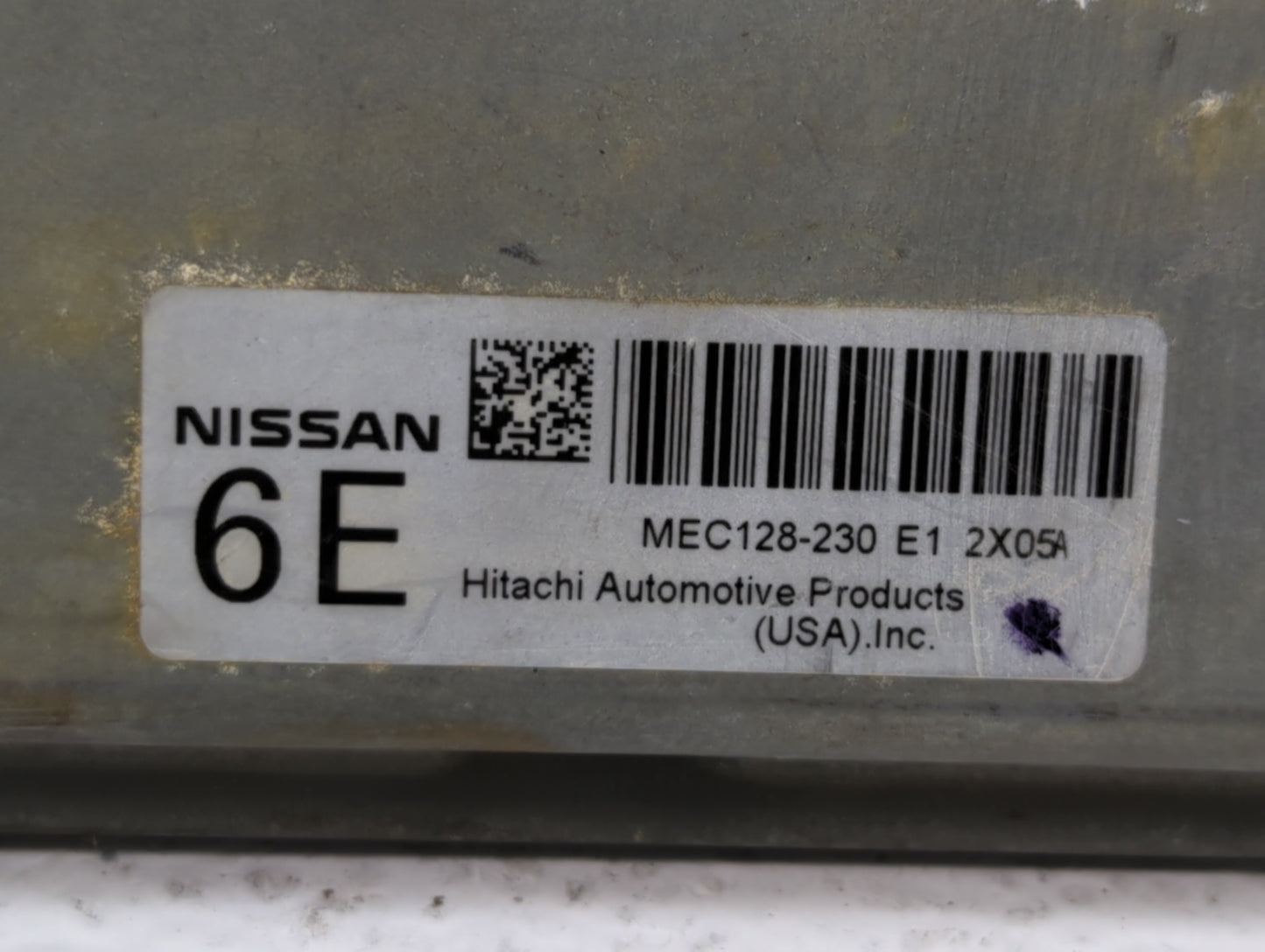 2013 Nissan Pathfinder PCM Engine Control Computer ECU ECM PCU OEM P/N:MEC128-230 E1 MEC128-230 F1 Fits OEM Used Auto Parts 
