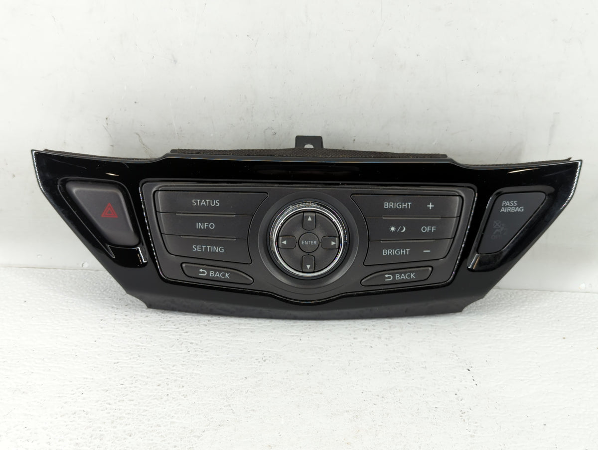 2013-2016 Nissan Pathfinder Information Radio Display Screen 529257 - Oemusedautoparts1.com