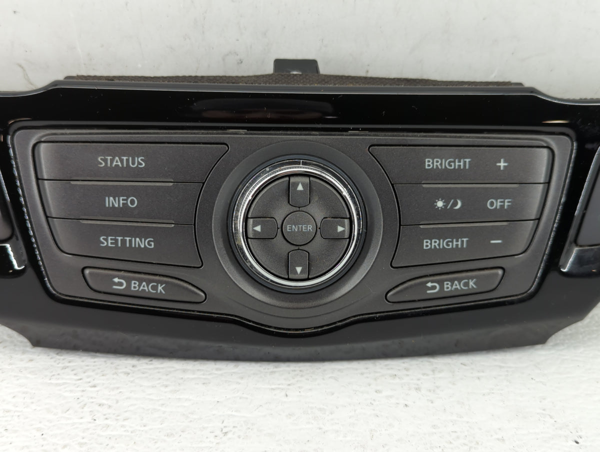 2013-2016 Nissan Pathfinder Information Radio Display Screen 529257 - Oemusedautoparts1.com