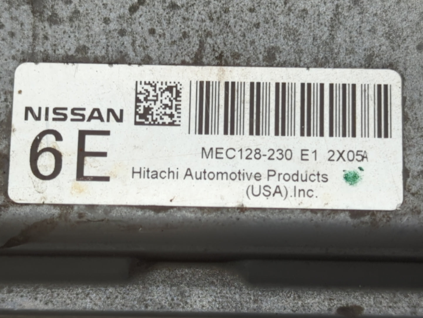 2013 Nissan Pathfinder PCM Engine Control Computer ECU ECM PCU OEM P/N:MEC128-230 E1 MEC128-230 F1 Fits OEM Used Auto Parts 