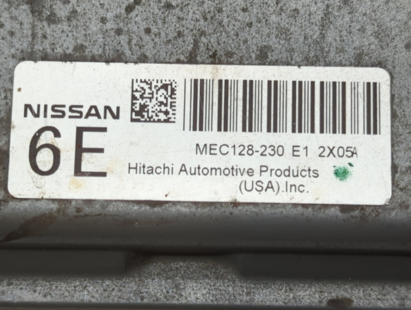 2013 Nissan Pathfinder PCM Engine Control Computer ECU ECM PCU OEM P/N:MEC128-230 E1 MEC128-230 F1 Fits OEM Used Auto Parts 