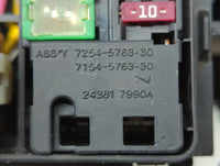 2013 Nissan Pathfinder Fusebox Fuse Box Panel Relay Module P/N:7154-5763-30 7254-5763-30 Fits OEM Used Auto Parts - Oemuseda