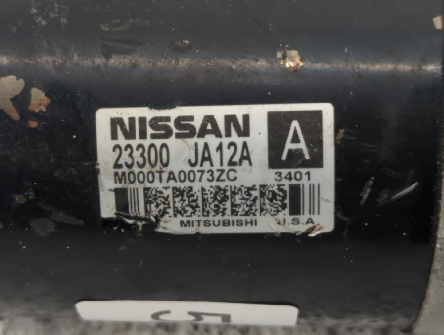 2013-2017 Nissan Pathfinder Car Starter Motor Solenoid OEM P/N:M000TA0073ZC 23300 JA12A Fits Fits 2013 2014 2017 OEM Used Au