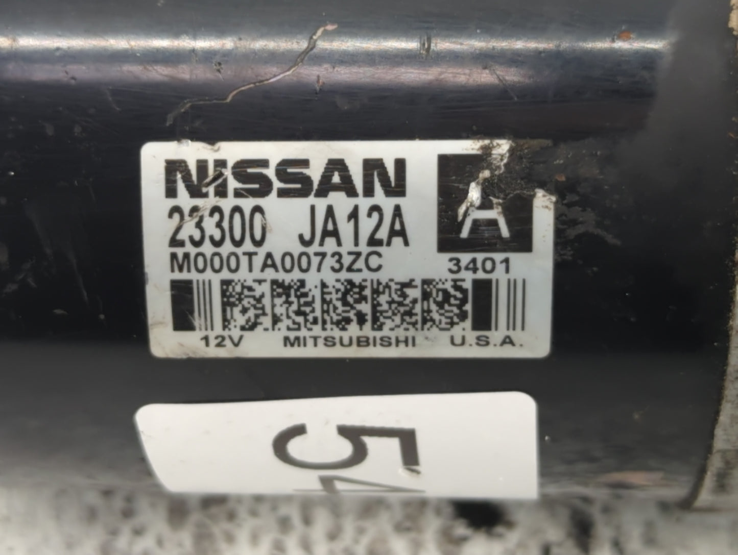 2013-2017 Nissan Pathfinder Car Starter Motor Solenoid OEM P/N:M000TA0073ZC 23300 JA12A Fits Fits 2013 2014 2017 OEM Used Au