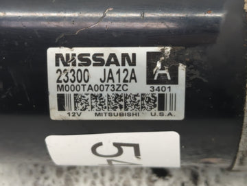2013-2017 Nissan Pathfinder Car Starter Motor Solenoid OEM P/N:M000TA0073ZC 23300 JA12A Fits Fits 2013 2014 2017 OEM Used Auto Parts