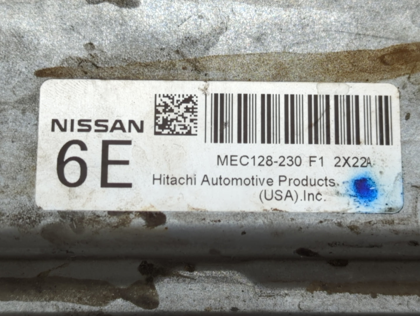 2013 Nissan Pathfinder PCM Engine Control Computer ECU ECM PCU OEM P/N:NEC008-067 MEC128-230 E1, MEC128-230 F1 Fits OEM Used