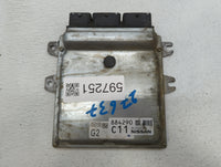 2013 Nissan Pathfinder PCM Engine Control Computer ECU ECM PCU OEM P/N:NEC008-067 MEC128-230 E1, MEC128-230 F1 Fits OEM Used