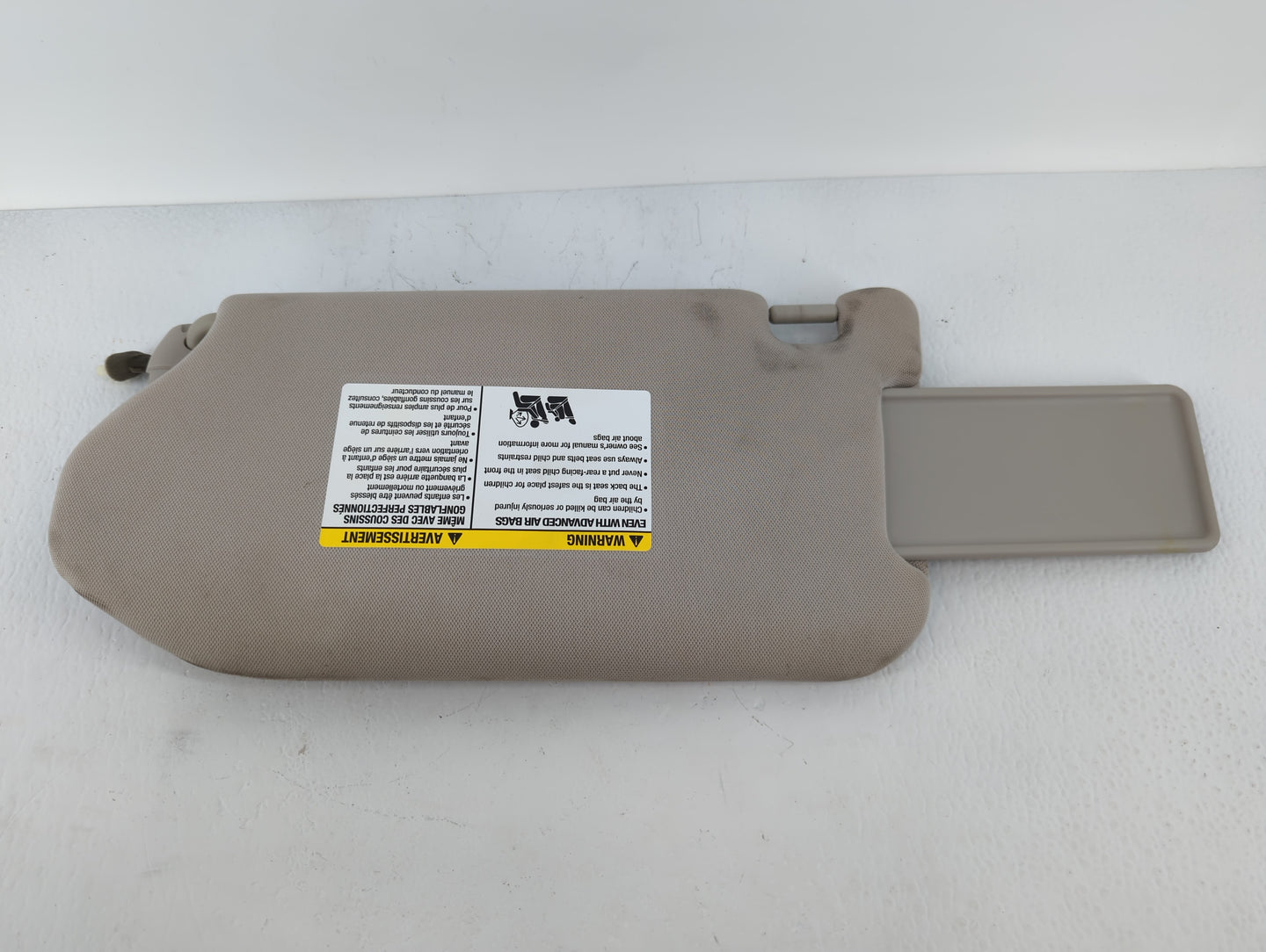 2013-2018 Nissan Pathfinder Sun Visor Shade Replacement Passenger Right Mirror Fits Fits 2013 2014 2015 2016 2017 2018 OEM U