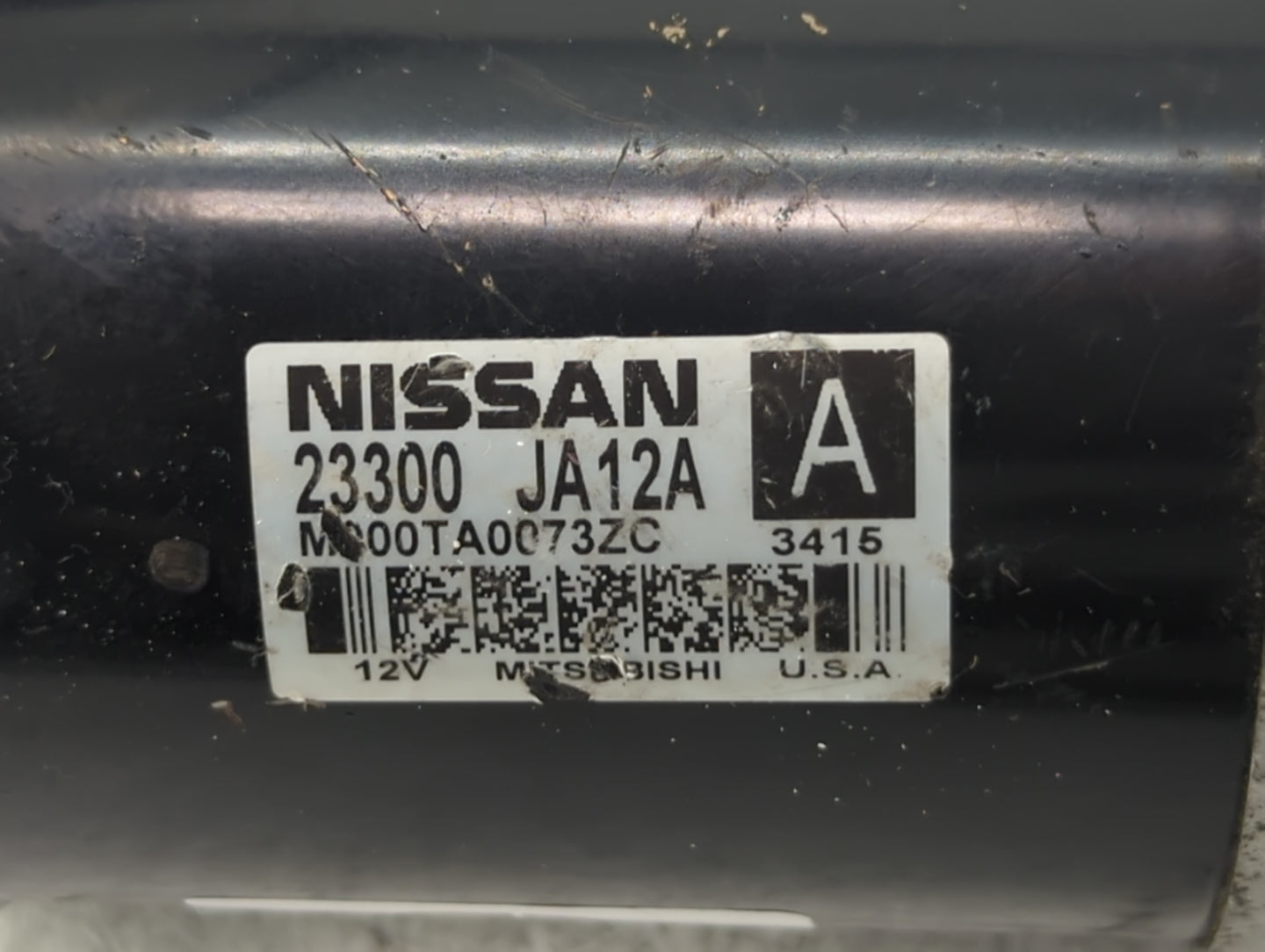 2013-2017 Nissan Pathfinder Car Starter Motor Solenoid OEM P/N:23300 JA12A Fits Fits 2013 2014 2017 OEM Used Auto Parts - Oe