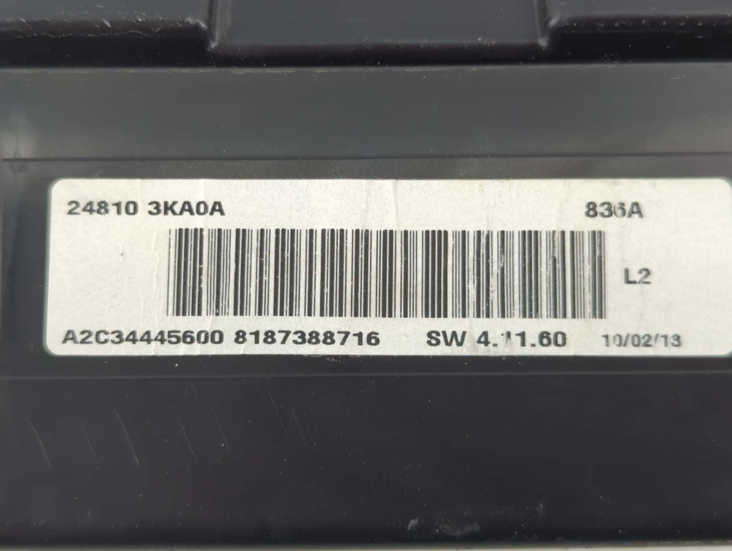 2013 Nissan Pathfinder Instrument Cluster Speedometer Gauges P/N:24810 3KA0A A2C34445600 Fits OEM Used Auto Parts - Oemuseda