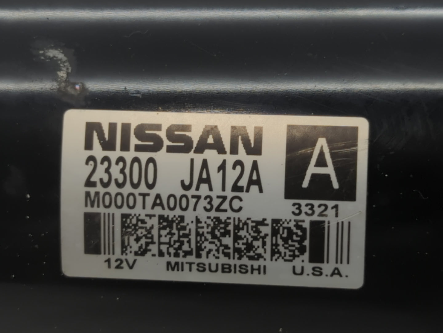 2013-2017 Nissan Pathfinder Car Starter Motor Solenoid OEM P/N:23300 JA12A Fits Fits 2013 2014 2017 OEM Used Auto Parts - Oe