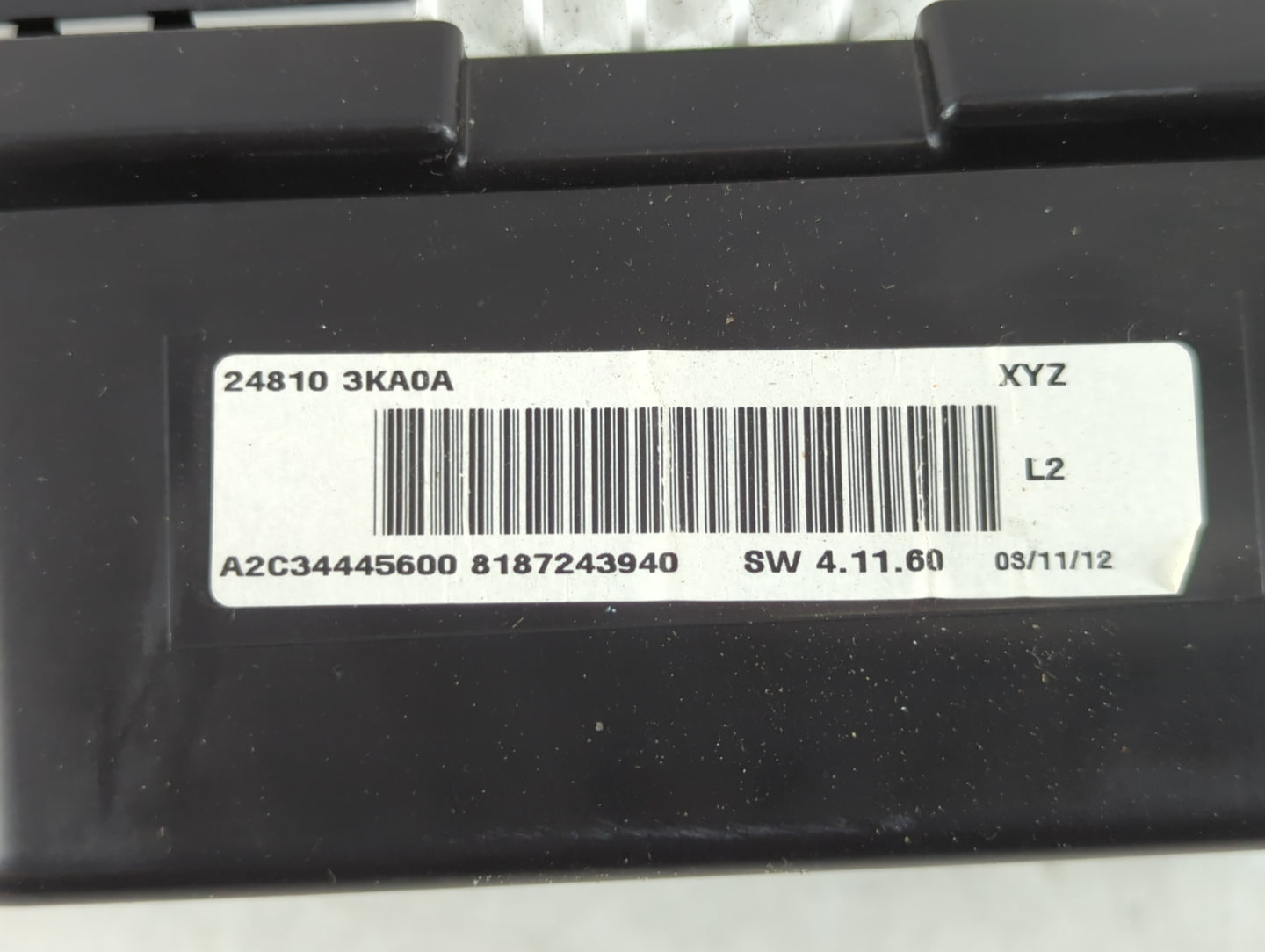 2013 Nissan Pathfinder Instrument Cluster Speedometer Gauges P/N:24810 3KA0A Fits OEM Used Auto Parts - Oemusedautoparts1.co