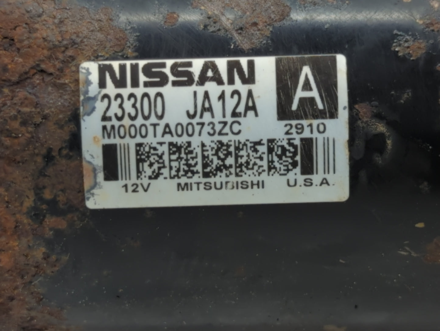 2013-2017 Nissan Pathfinder Car Starter Motor Solenoid OEM P/N:23300 JA12A Fits Fits 2013 2014 2017 OEM Used Auto Parts - Oe