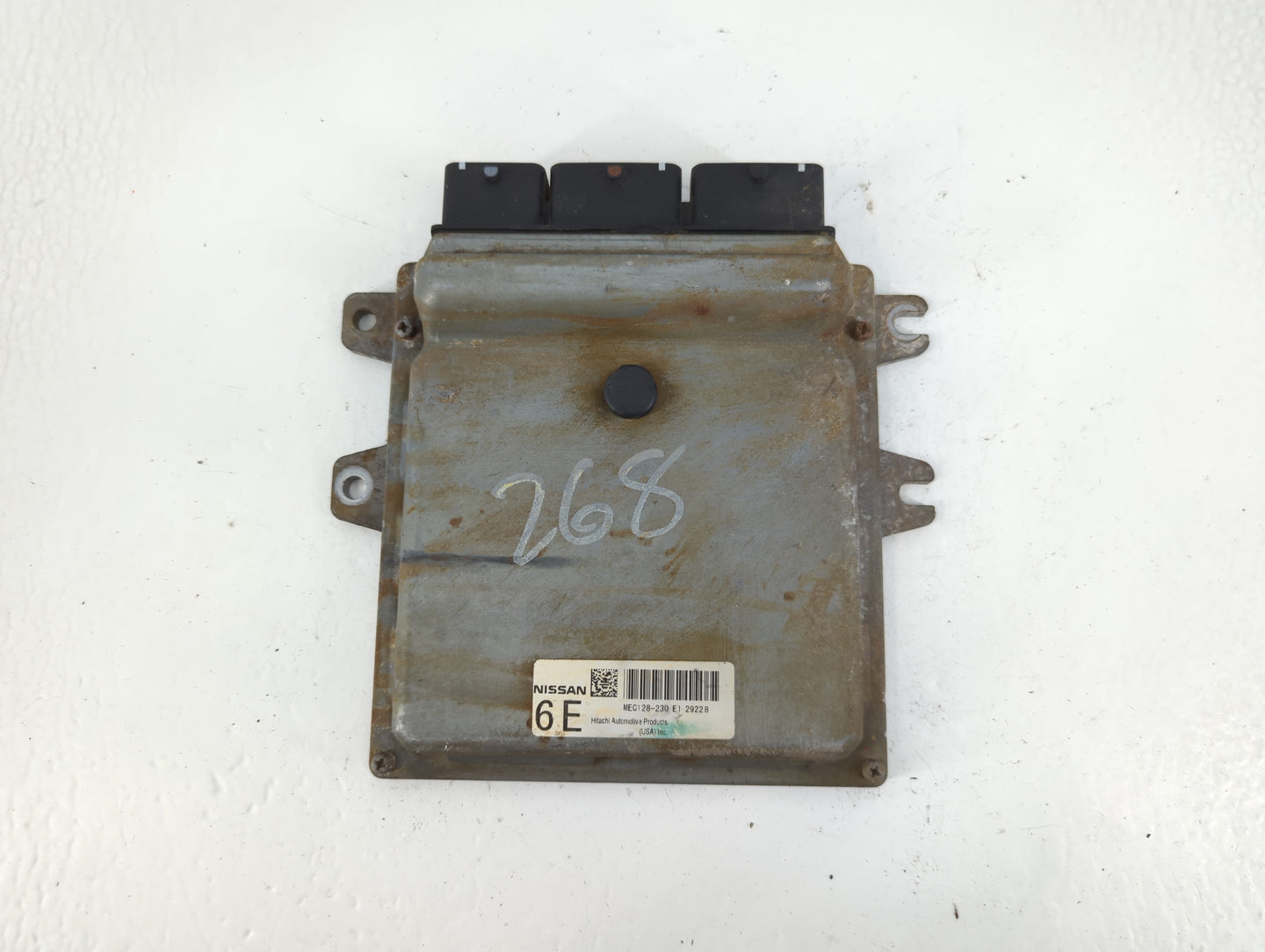 2013 Nissan Pathfinder PCM Engine Control Computer ECU ECM PCU OEM P/N:MEC128-230 E1 2922 B Fits OEM Used Auto Parts - Oemus