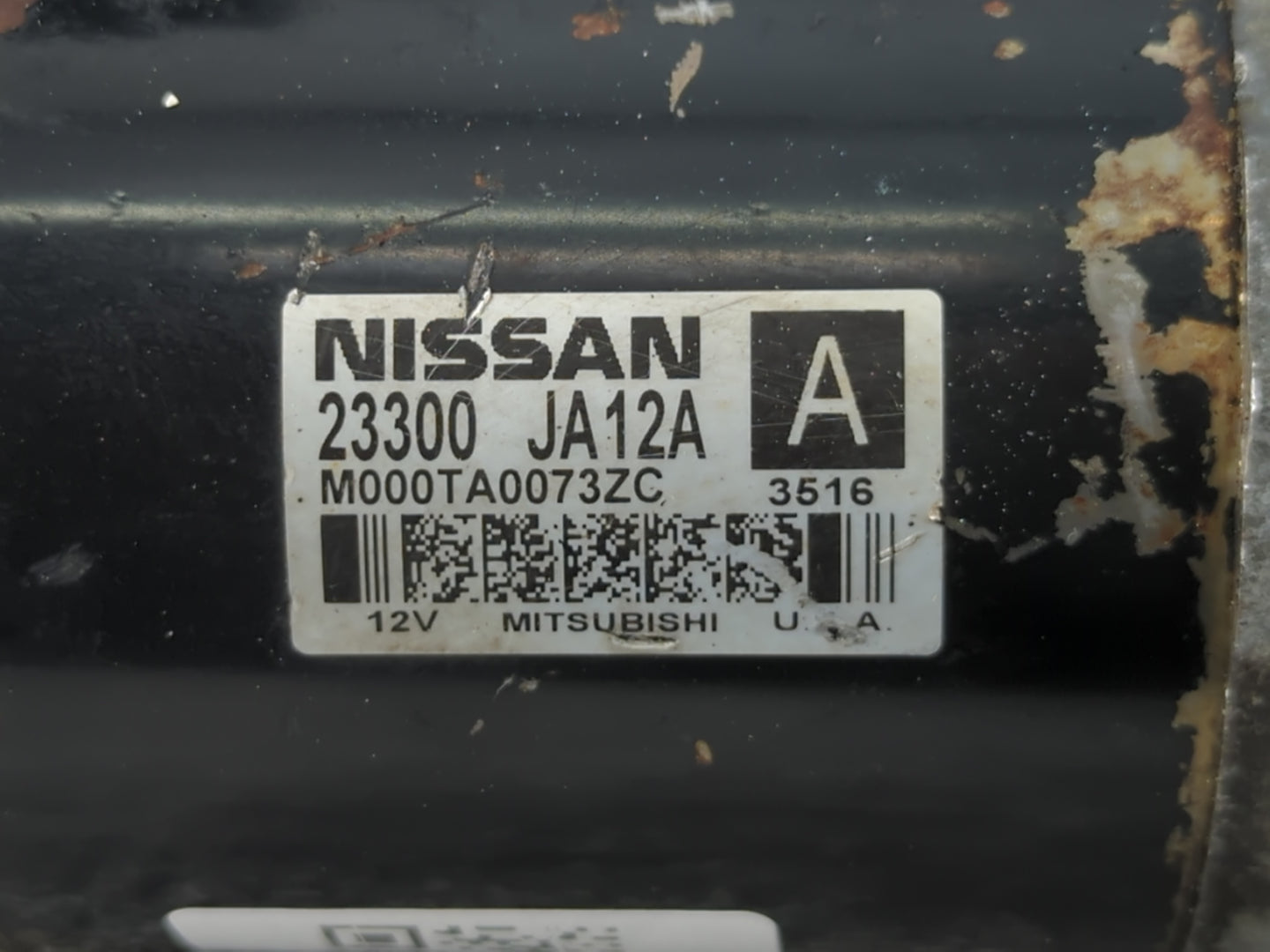 2013-2017 Nissan Pathfinder Car Starter Motor Solenoid OEM P/N:23300 JA12A Fits Fits 2013 2014 2017 OEM Used Auto Parts - Oe