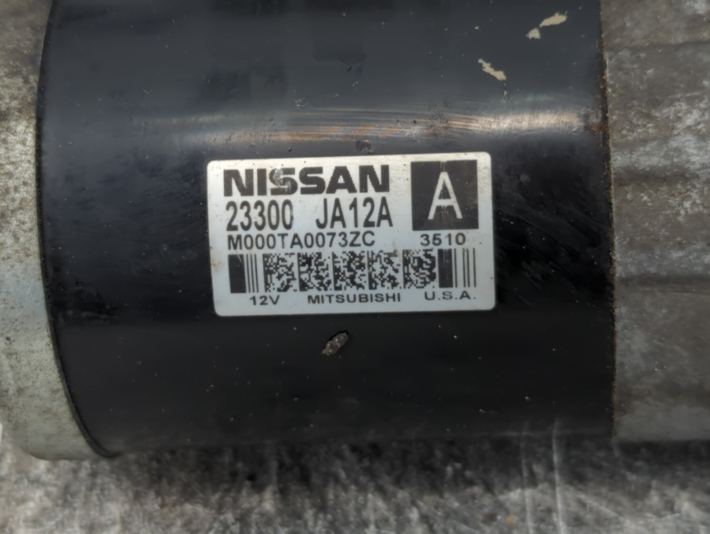 2013-2017 Nissan Pathfinder Car Starter Motor Solenoid OEM P/N:23300 JA12A Fits Fits 2013 2014 2017 OEM Used Auto Parts - Oe