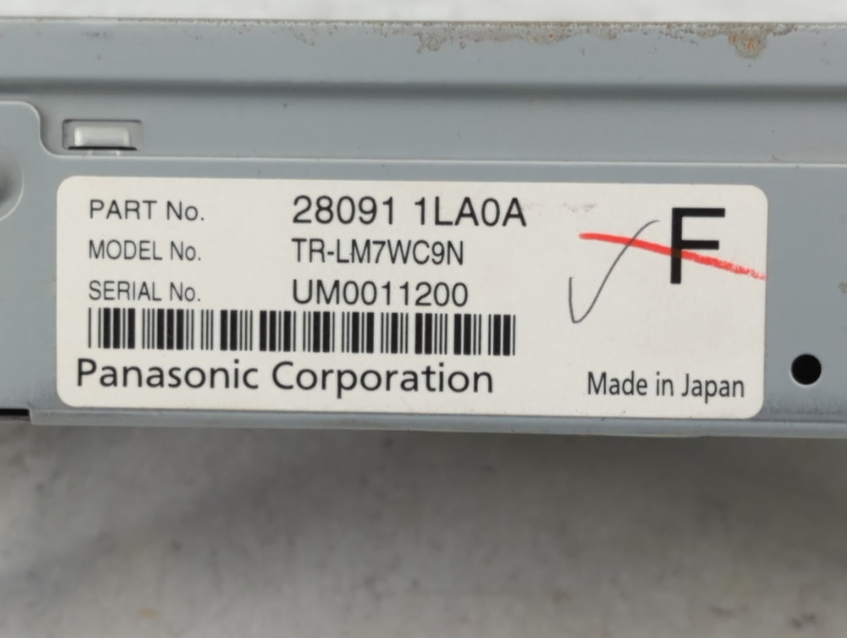 2011-2017 Nissan Quest Information Radio Display Screen 1172199 - Oemusedautoparts1.com