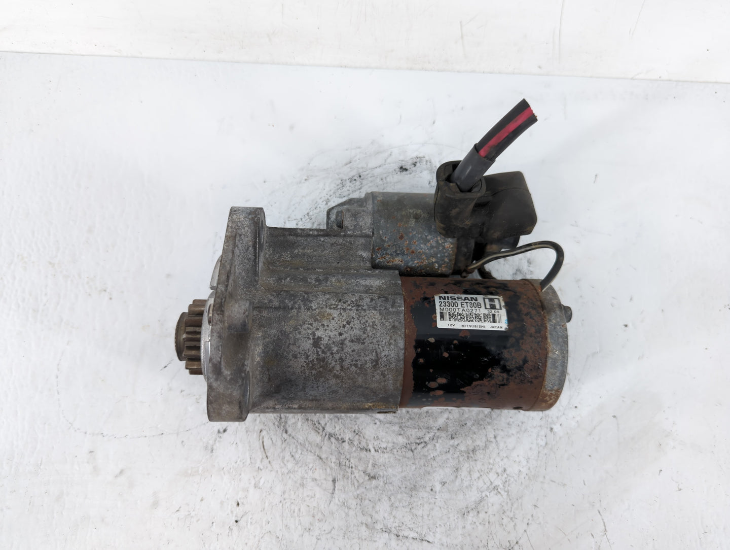2013-2014 Nissan Quest Car Starter Motor Solenoid OEM P/N:M000TA0271 23300 ET80B Fits Fits 2013 2014 2017 OEM Used Auto Part