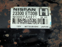 2013-2014 Nissan Quest Car Starter Motor Solenoid OEM P/N:M000TA0271 23300 ET80B Fits Fits 2013 2014 2017 OEM Used Auto Part