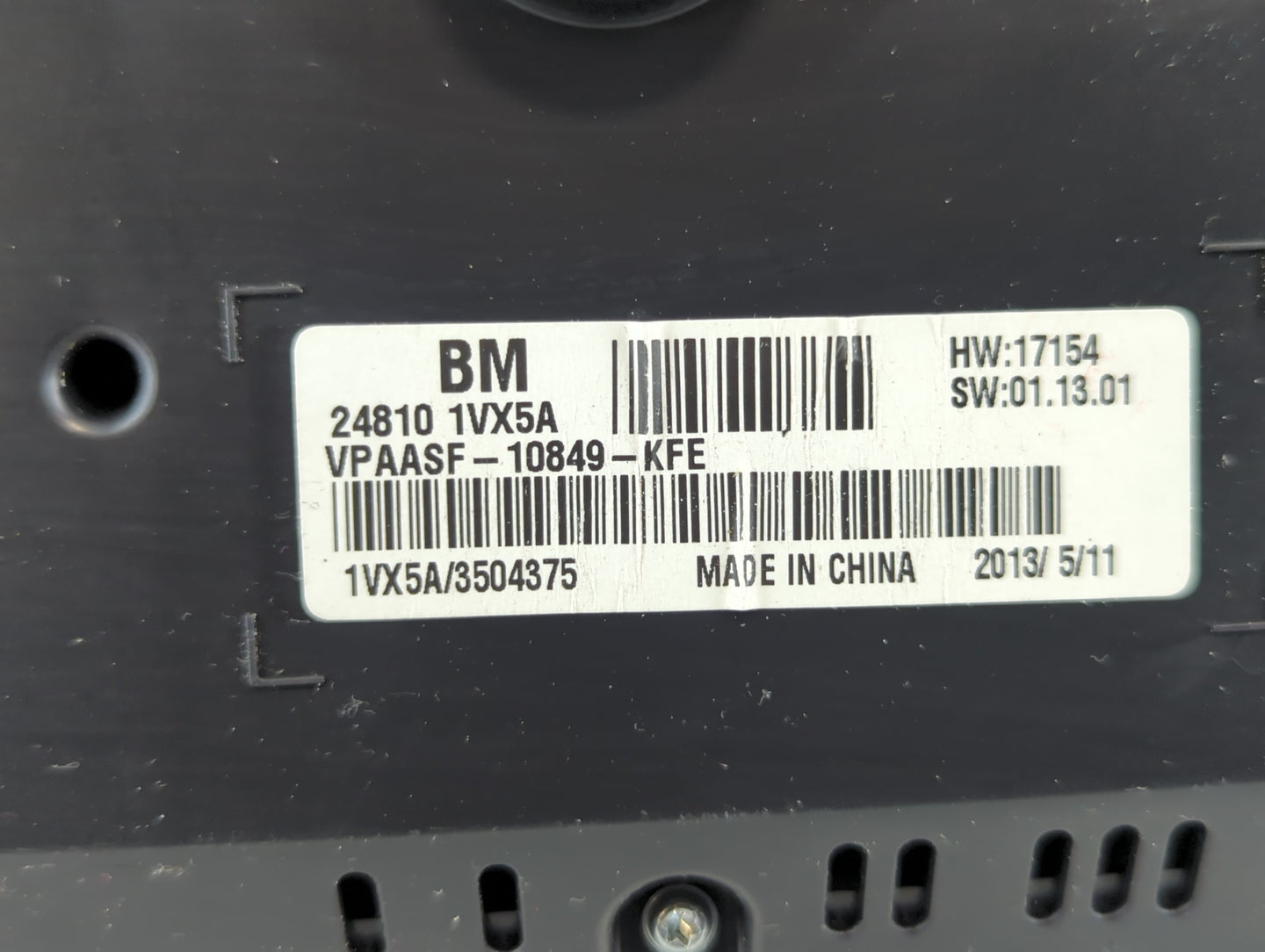 2012-2015 Nissan Rogue Instrument Cluster Speedometer Gauges P/N:24810 1VX5A Fits Fits 2012 2013 2014 2015 OEM Used Auto Par